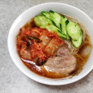 Korean☆韓国風具だくさん冷麺